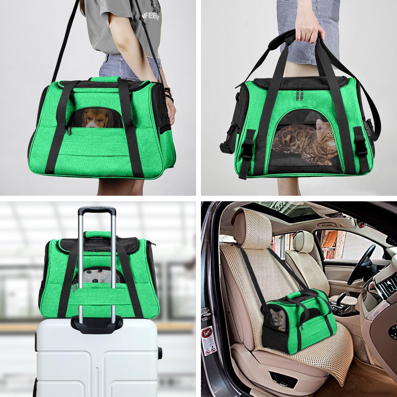 Cat Backpack Carrier Portable Cat Transport Bag Airline Approved Pet Travel Carrier For Cats