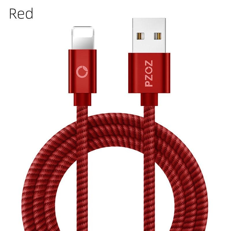 PZOZ Usb Cable For iphone cable 14 13 12 11 pro max Xs Xr X SE 8 7 6s plus ipad air mini fast charging cable For iphone charger
