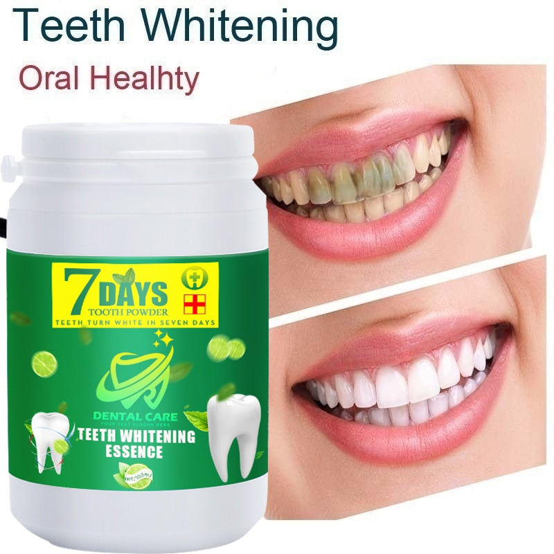 120ml Teeth Whitening Powder Remove Plaque Stains Toothpaste Fresh Breath Oral Hygiene Dentally Tools Teeth Care