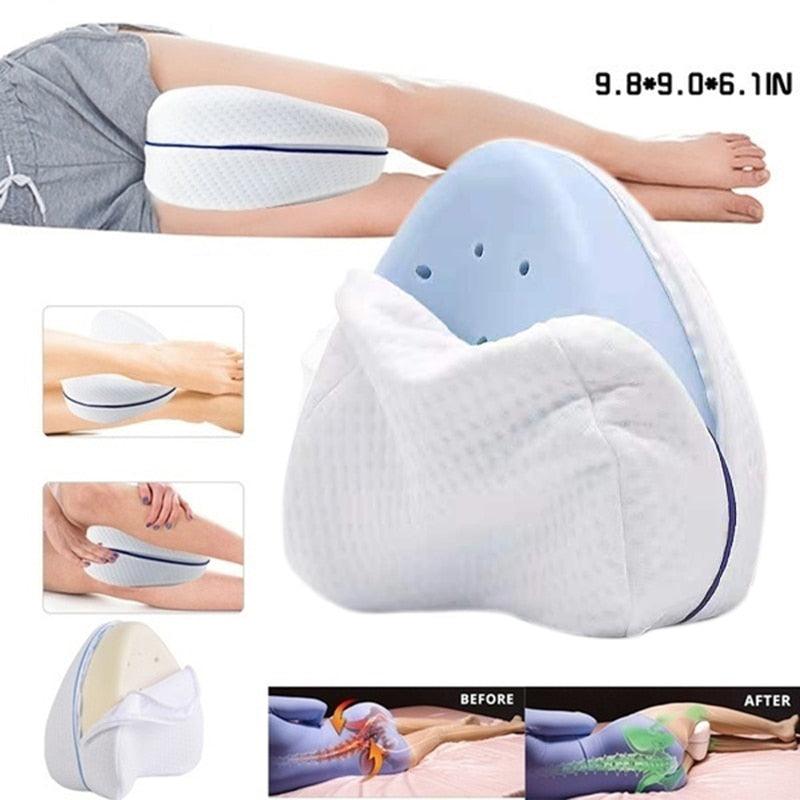 Back Hip Body Joint Pain Relief Thigh Leg Pad Cushion Home Memory Foam Memory Cotton Leg Pillow Sleeping Orthopedic Sciatica