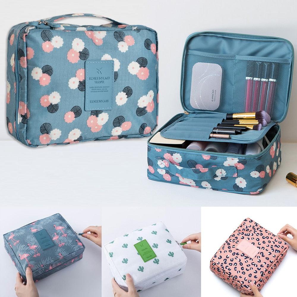 Travel Cosmetic Bags Toiletrys Makeup Organizer Girl Outdoor Waterproof Make Up Case Woman Personal Hygiene Tote Beauty Bag 2023