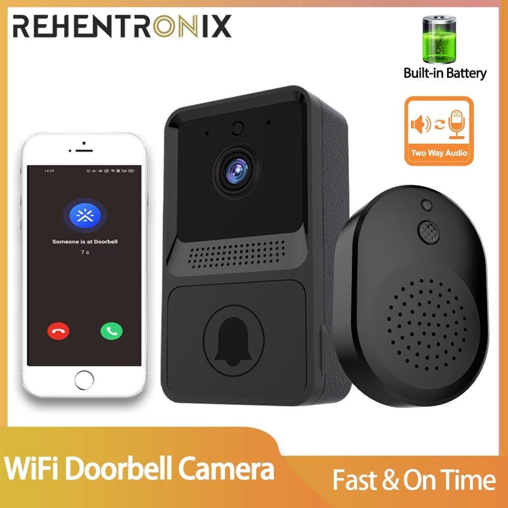 WiFi Video Intercom Doorbell Camera Outdoor Wireless Door bell Battery Powered Home Security Video Alarm Doorbell Monitor Camera