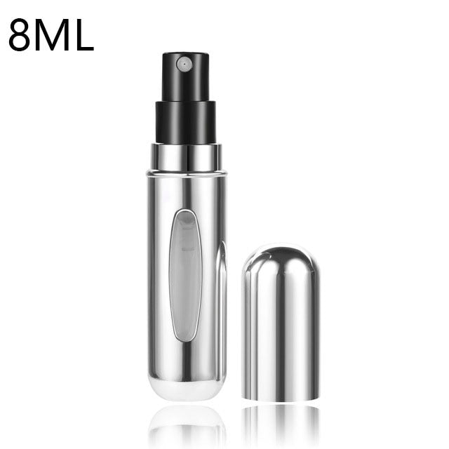 5/8ml Portable Perfume Atomizer Liquid Container For Cosmetics Mini Aluminum Spray Alcochol Empty Refillable Bottle