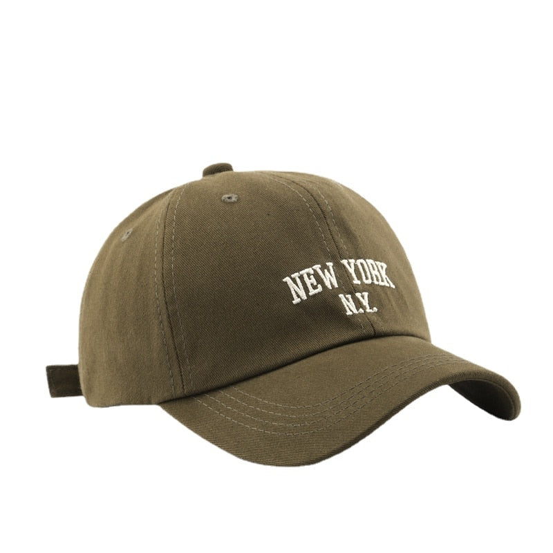 Men and Woman&#39;s Baseball Caps Adjustable Casual Embroidered 1989 New York American Cotton Sun Hats Unisex Solid Color Visor Hats
