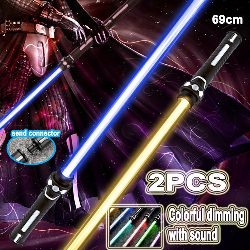 New RGB Lightsaber Laser Sword Toys Light Saber 7 Colors Change Kids Soundfonts Force FX FOC Blaster Toys Jedi Laser Sword Gifts